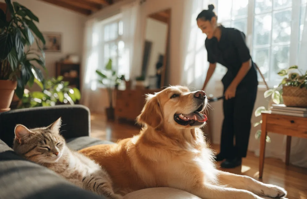 Pet-friendly cleaning by AYA